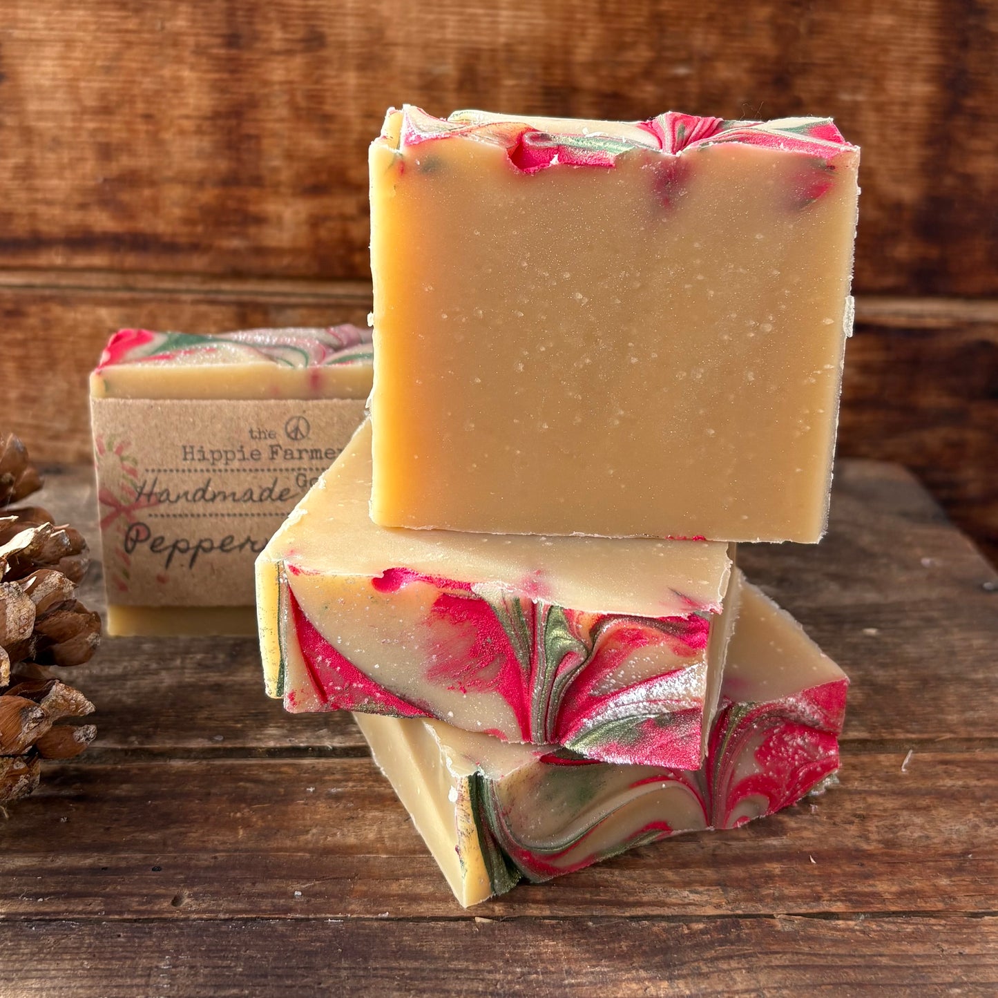 Seasonal Goat Milk Soap - Peppermint Candy