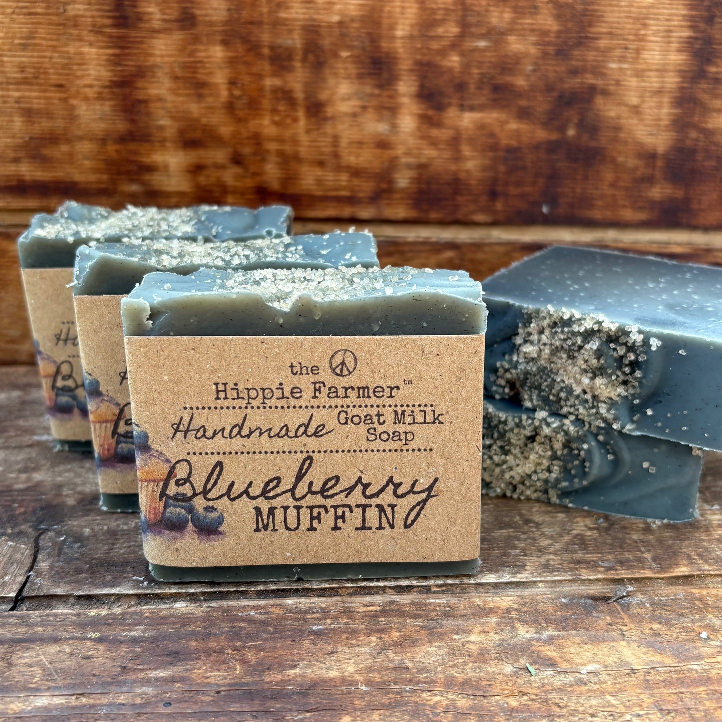 Fall Seasonal - Goat Milk Soap - Blueberry Muffin