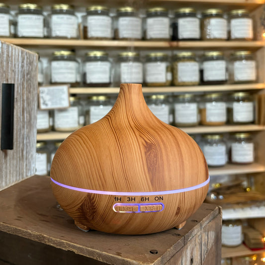 Bamboo Teardrop Ultrasonic Diffuser - for Essential Oils