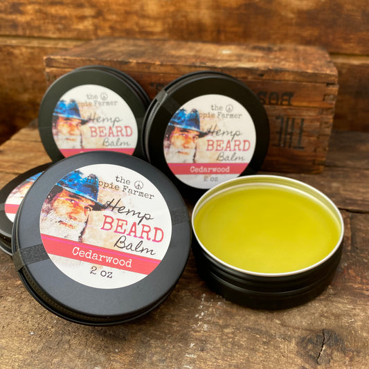 Hemp Beard Balm - 2 oz Tin - Cedarwood