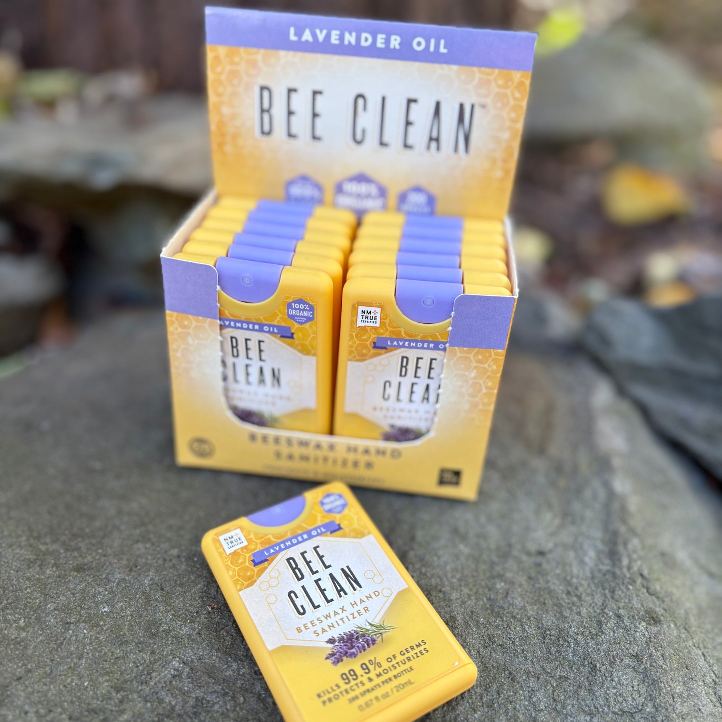 Beeswax Hand Sanitizer - 100% Organic - Lavender or Citrus Peppermint