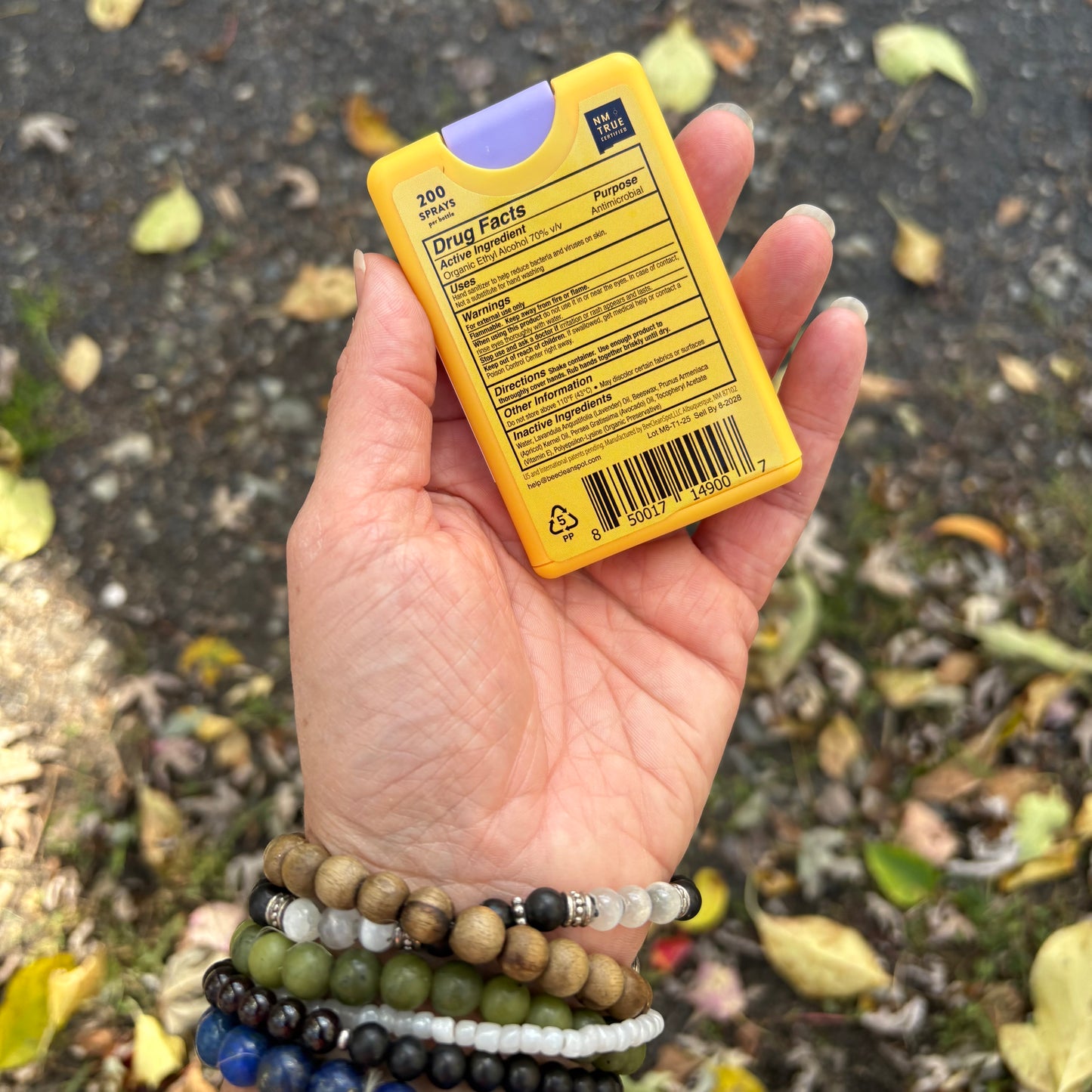 Beeswax Hand Sanitizer - 100% Organic - Lavender or Citrus Peppermint