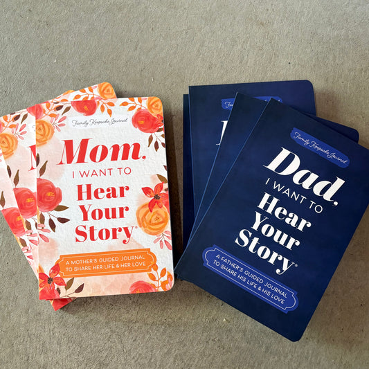 Family Keepsake Journal - I want to hear your story - Mom or Dad