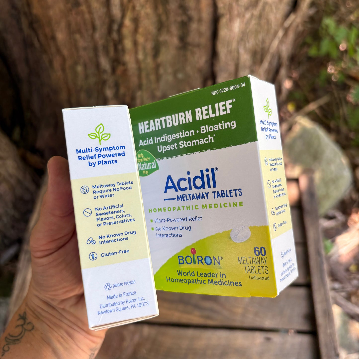 Acidil - Heartburn & Indigestion - 60 Meltaway Tabs by Boiron