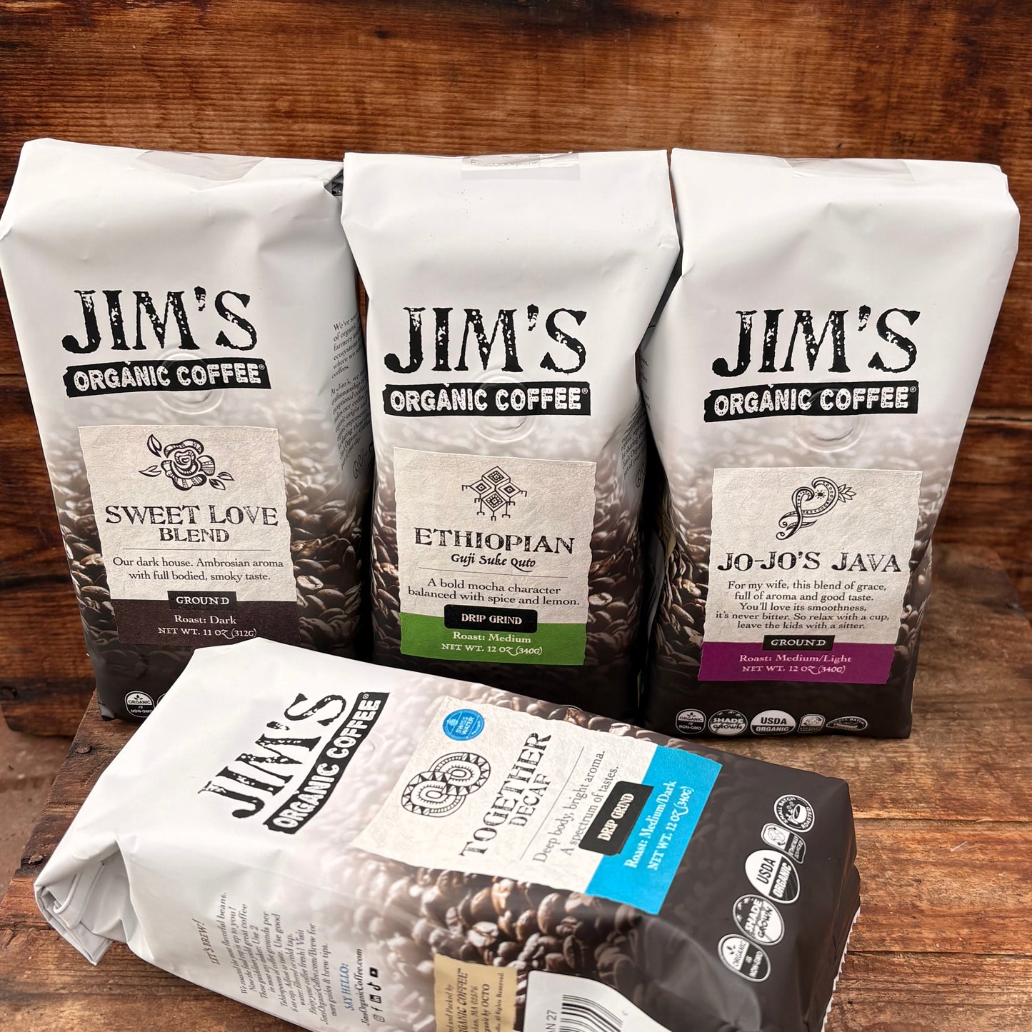 Jim’s Organic Coffee - Various Blends