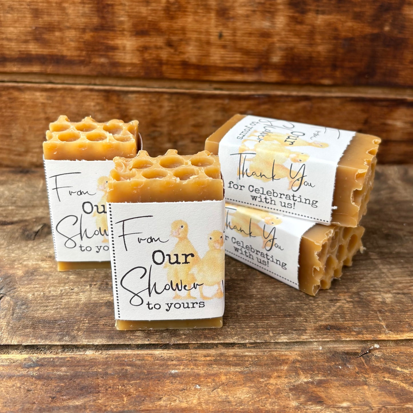 Goat Milk Soap Bar Favors - Weddings, Baby Showers, & more... - Half bars (Bulk ONLY, 20 minimum)