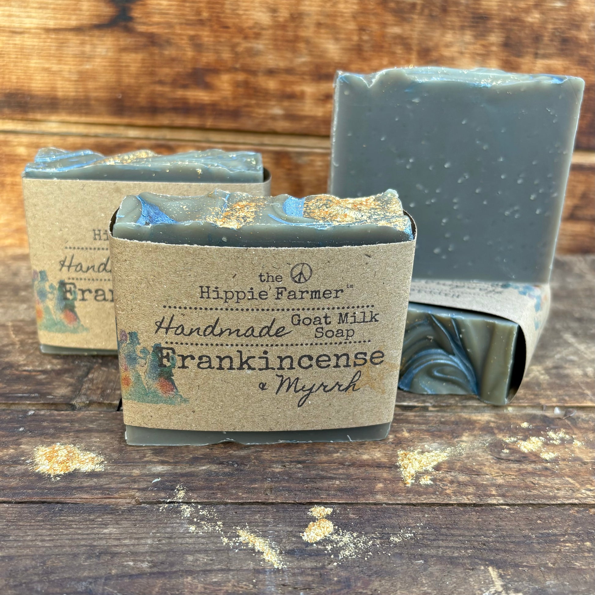 Goat Milk Soap - Frankincense and Myrrh - The Hippie Farmer
