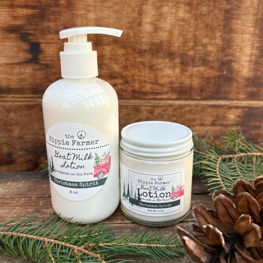 Goat Milk Lotion - Christmas Spirit - The Hippie Farmer