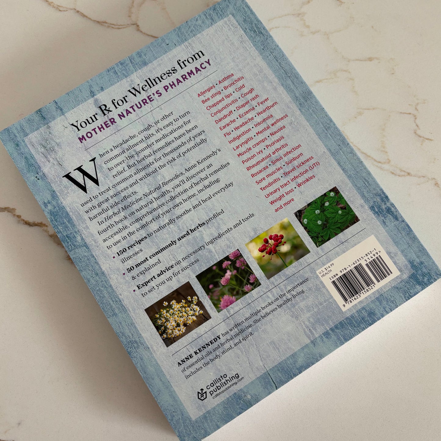 Herbal Medicine - Natural Remedies - Book by Anne Kennedy