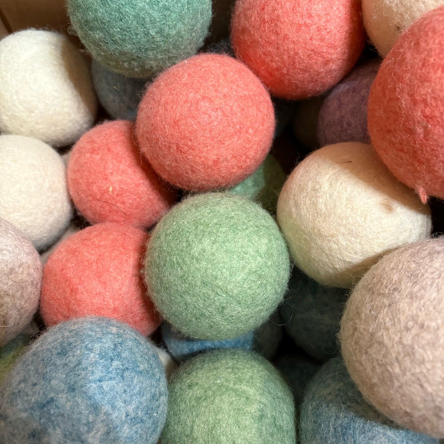 Wool Dryer Balls - Various Colors - by Loohoo