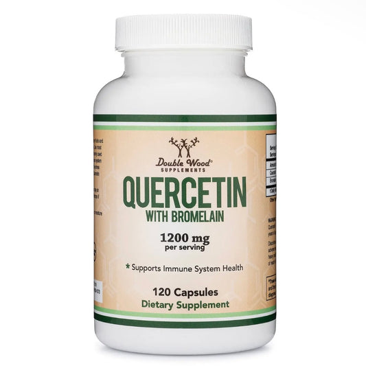 Quercetin with Bromelain - 1200mg 120 Capsules by Double Wood