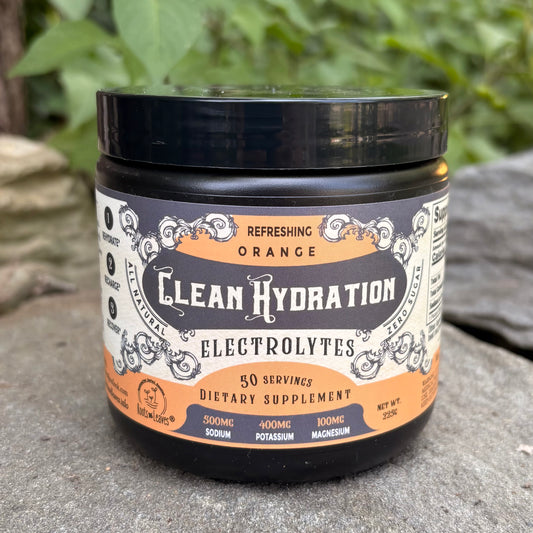 Clean Hydration Electrolytes - Refreshing Orange - 50 Servings by Roots and Leaves