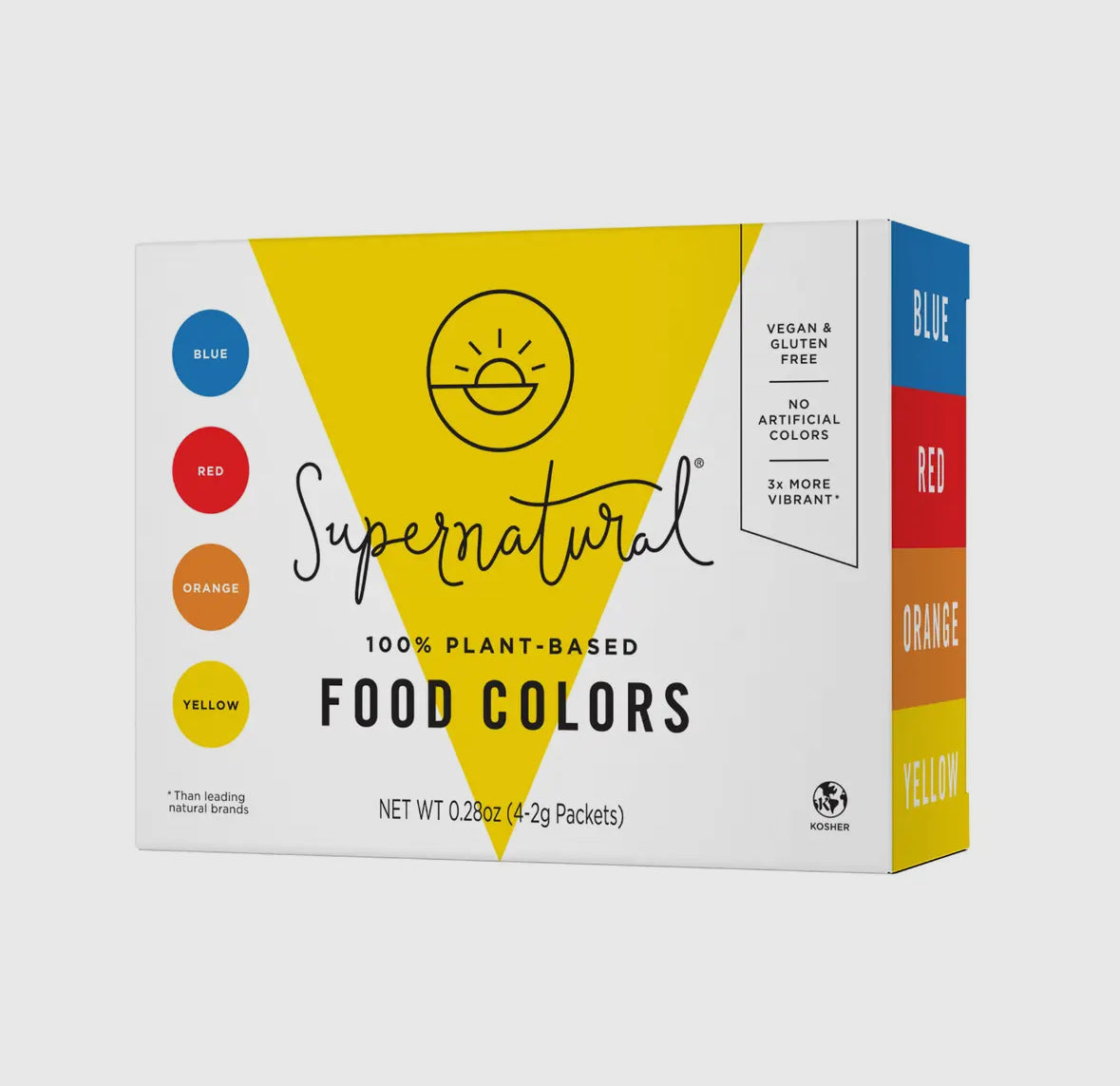 100% Plant-Based Food Coloring (4 Colors) by Supernatural