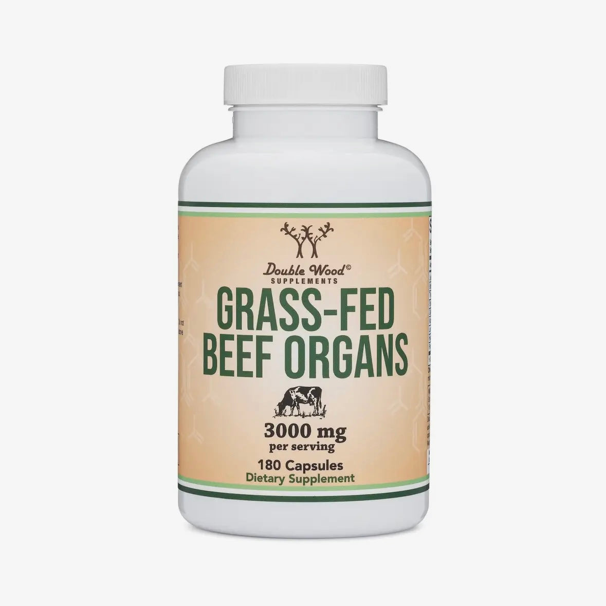 Grass Fed Beef Organs - 180 capsules by Double Wood