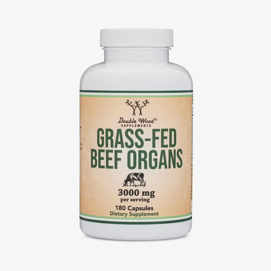 Grass Fed Beef Organs - 180 capsules by Double Wood