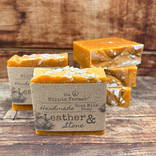 Goat Milk Soap - Leather & Stone