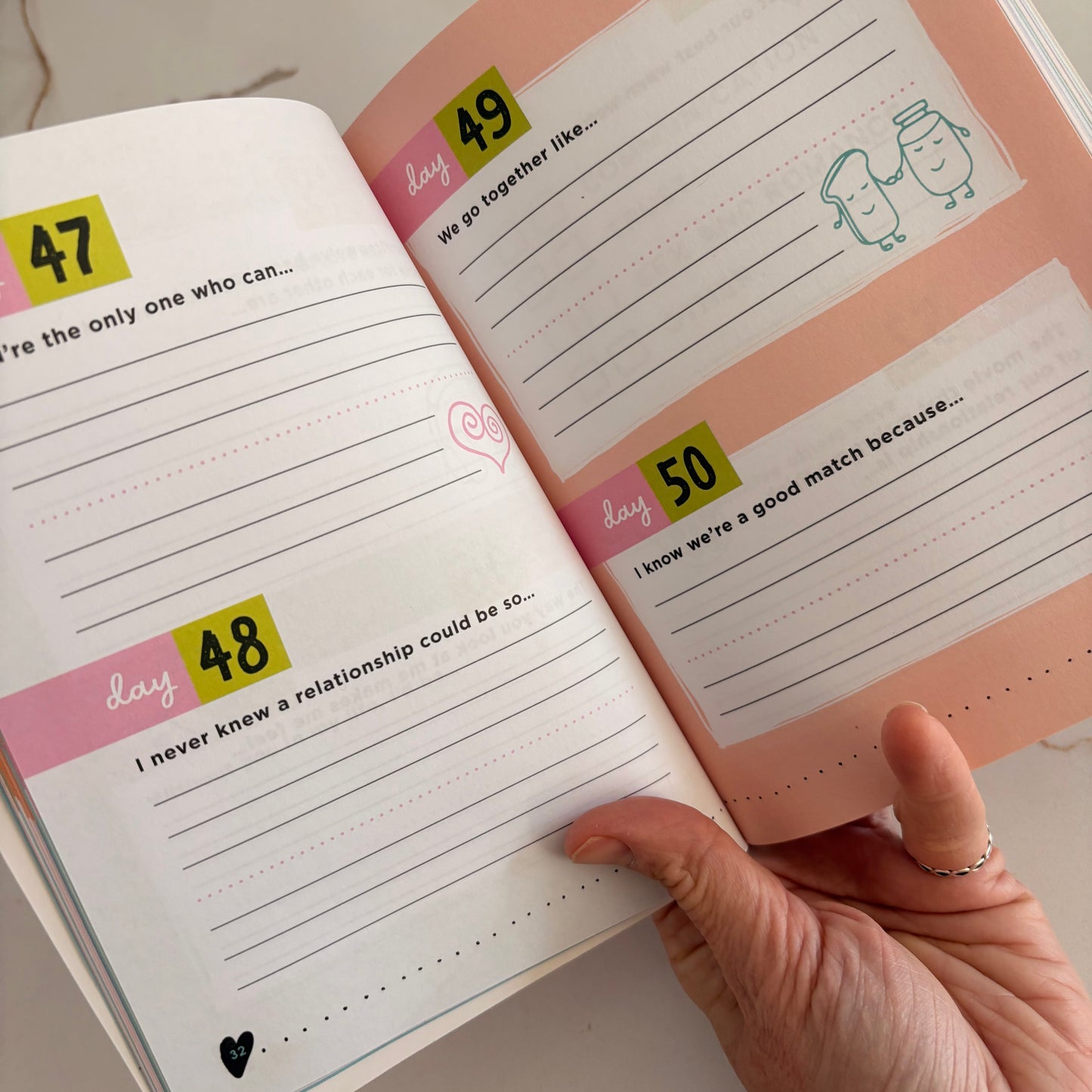 A year of You & Me - a journal of 365 questions for couples to spark love and connection