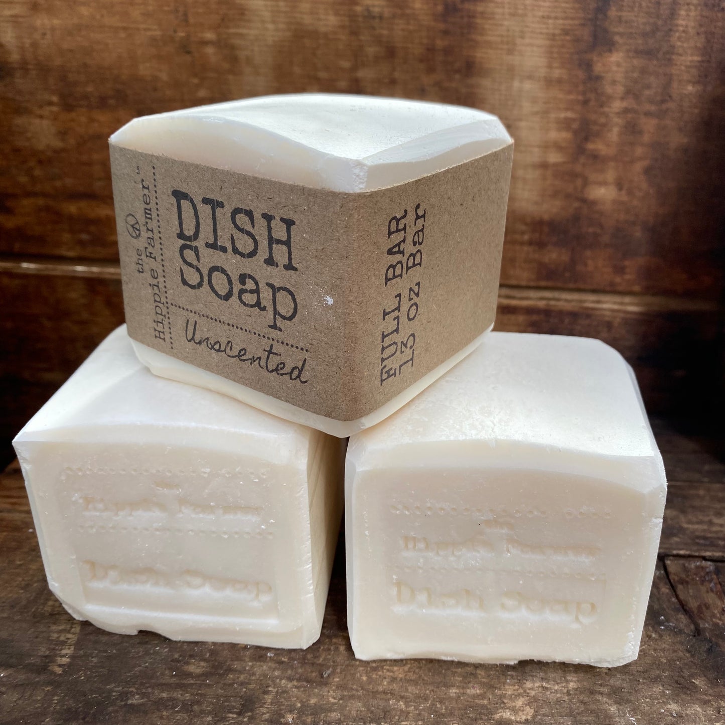 Unscented Dish Bar Soap - Half or Full Block