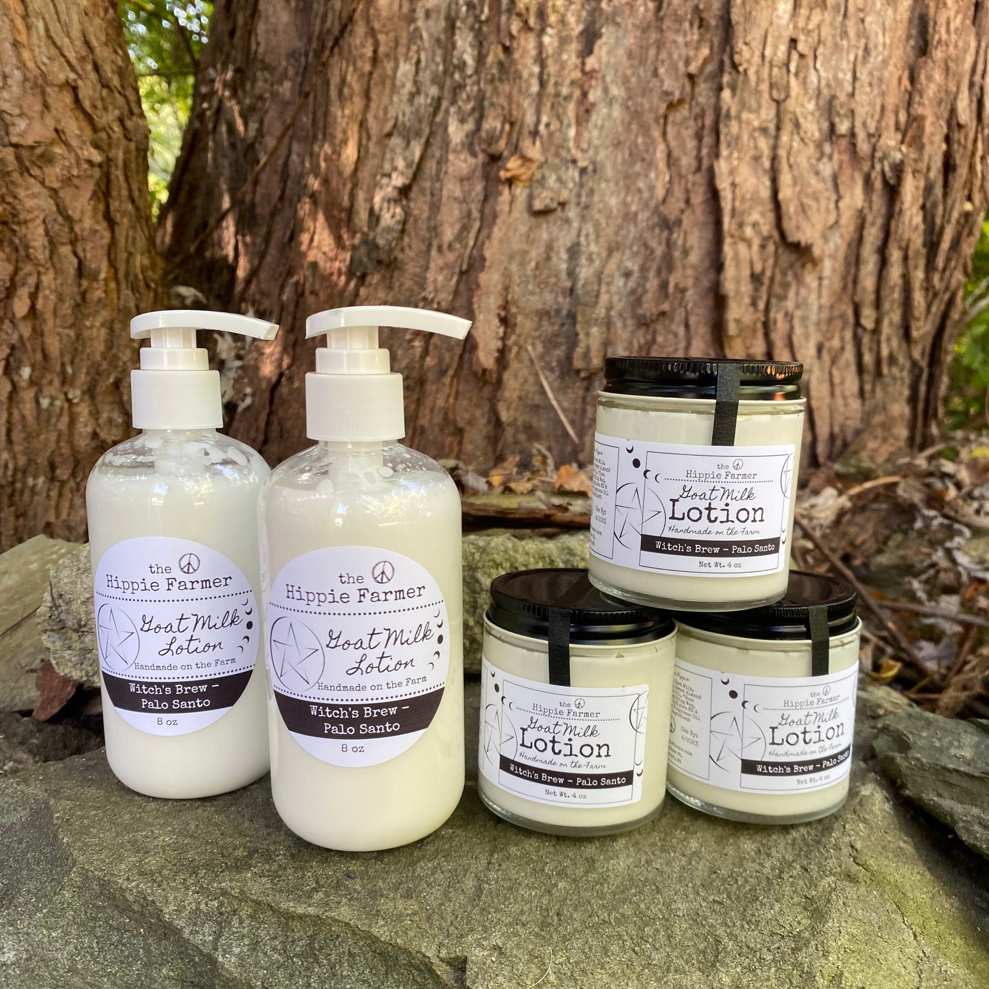 Goat Milk Lotion - Witch’s Brew (Palo Santo) - The Hippie Farmer