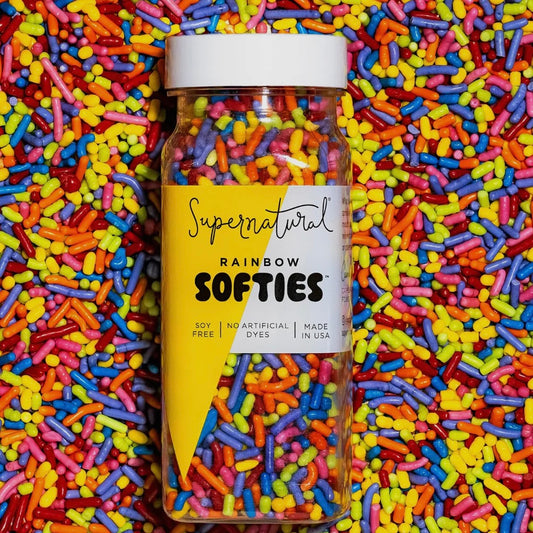 Rainbow Softies - Dye Free Sprinkles by Supernatural