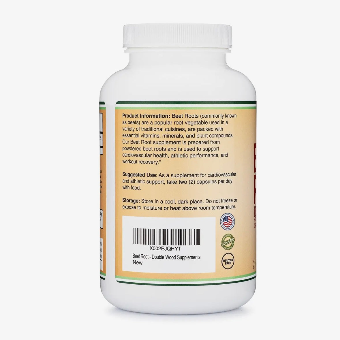 Beet Root - 1000mg 210 Capsules by Double Wood