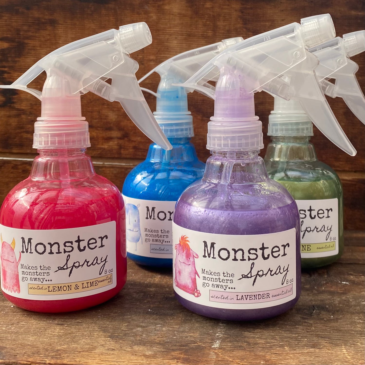 Monster Spray - Available in 4 Different Essential Oil Scents - The Hippie Farmer