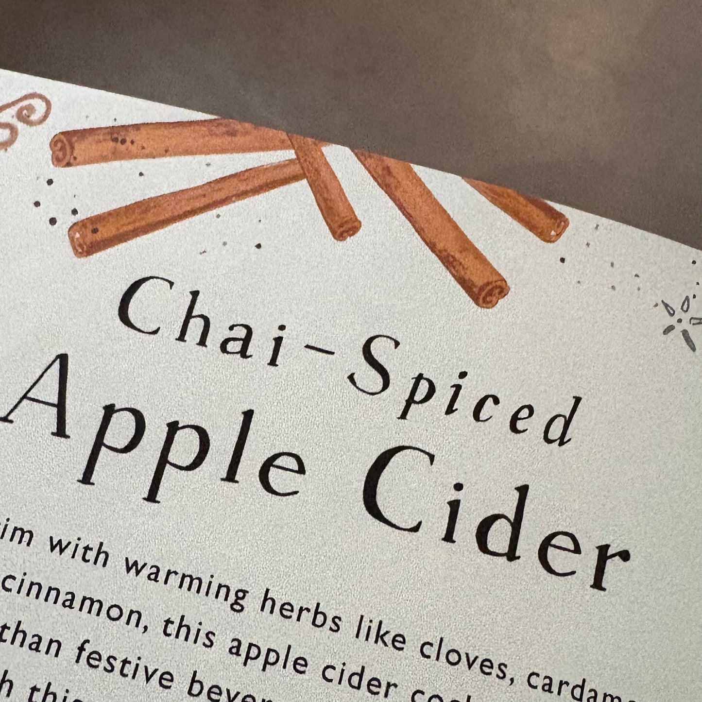 Chai Cider Mocktails - Ladies Night with Herbalist Jacquelyn - Friday Oct 24th 6pm