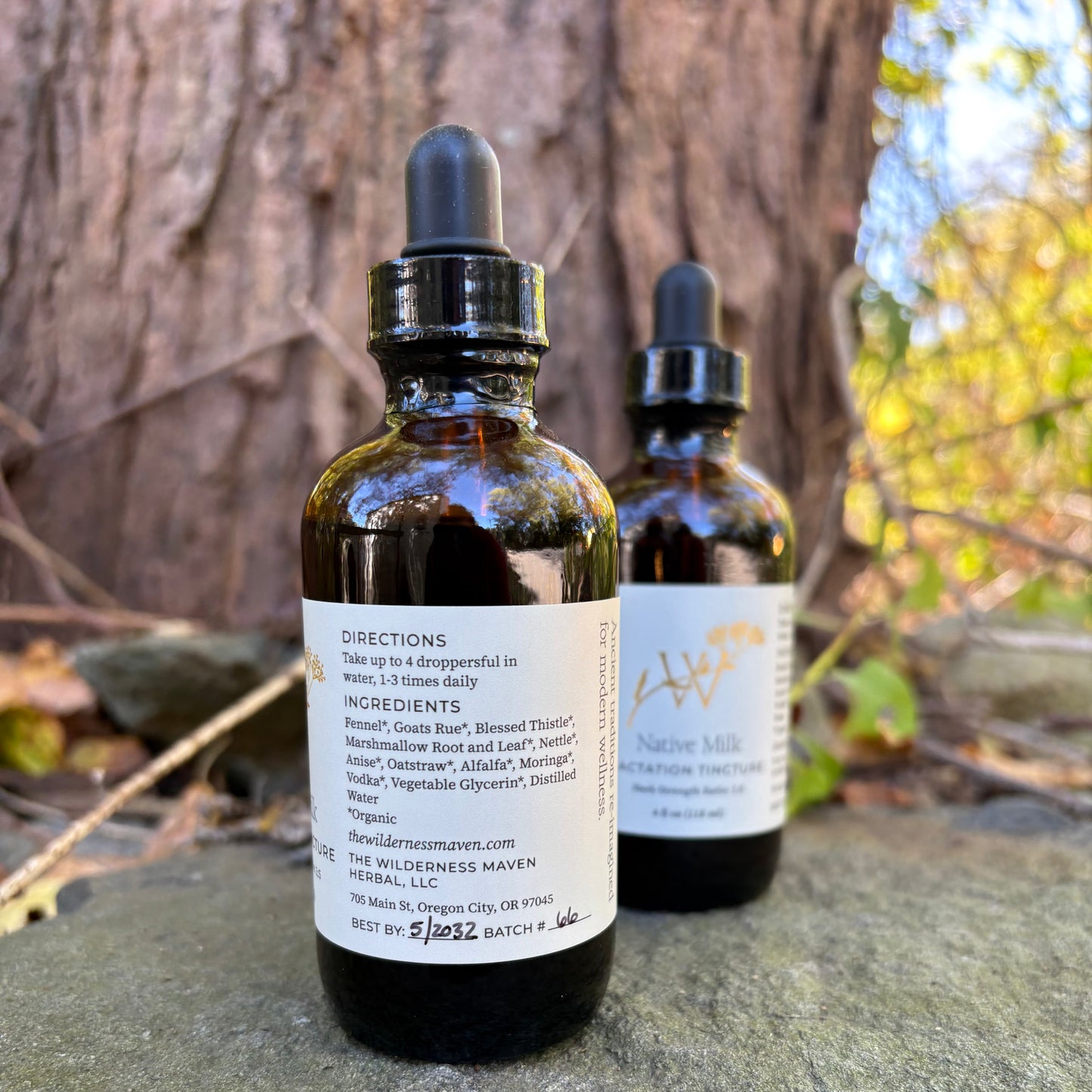 Native Milk Lactation Tincture - 4oz - by the Wilderness Maven
