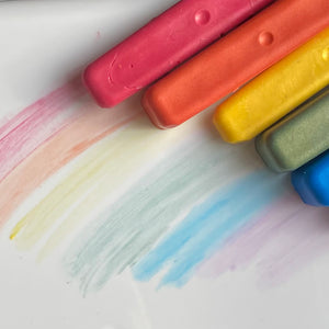 Bath Crayons - Goat Milk Soap - Unscented 4.8 oz (6 colors - 0.8 oz each)