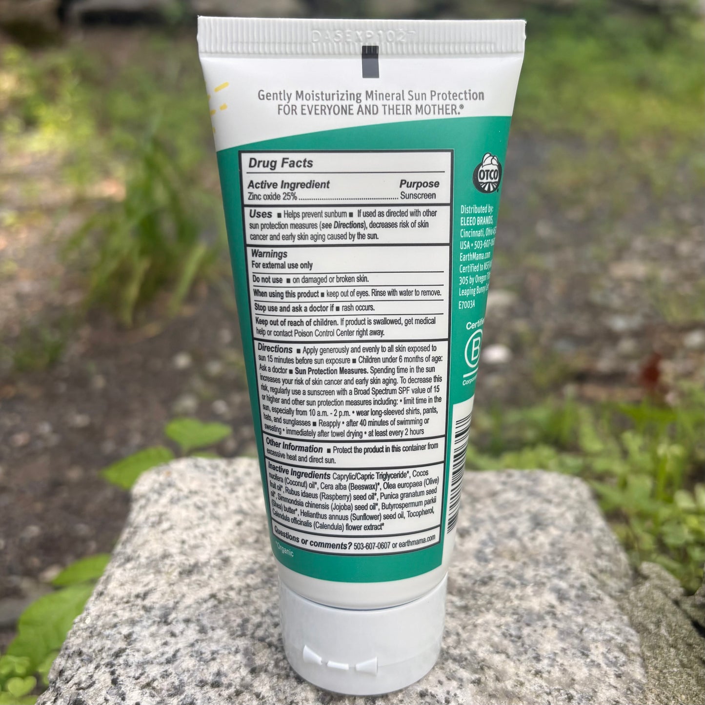 Mineral Sunscreen Lotion - Uber Sensitive, Broad Spectrum, or Broad Spectrum Face Stick - by Earth Mama