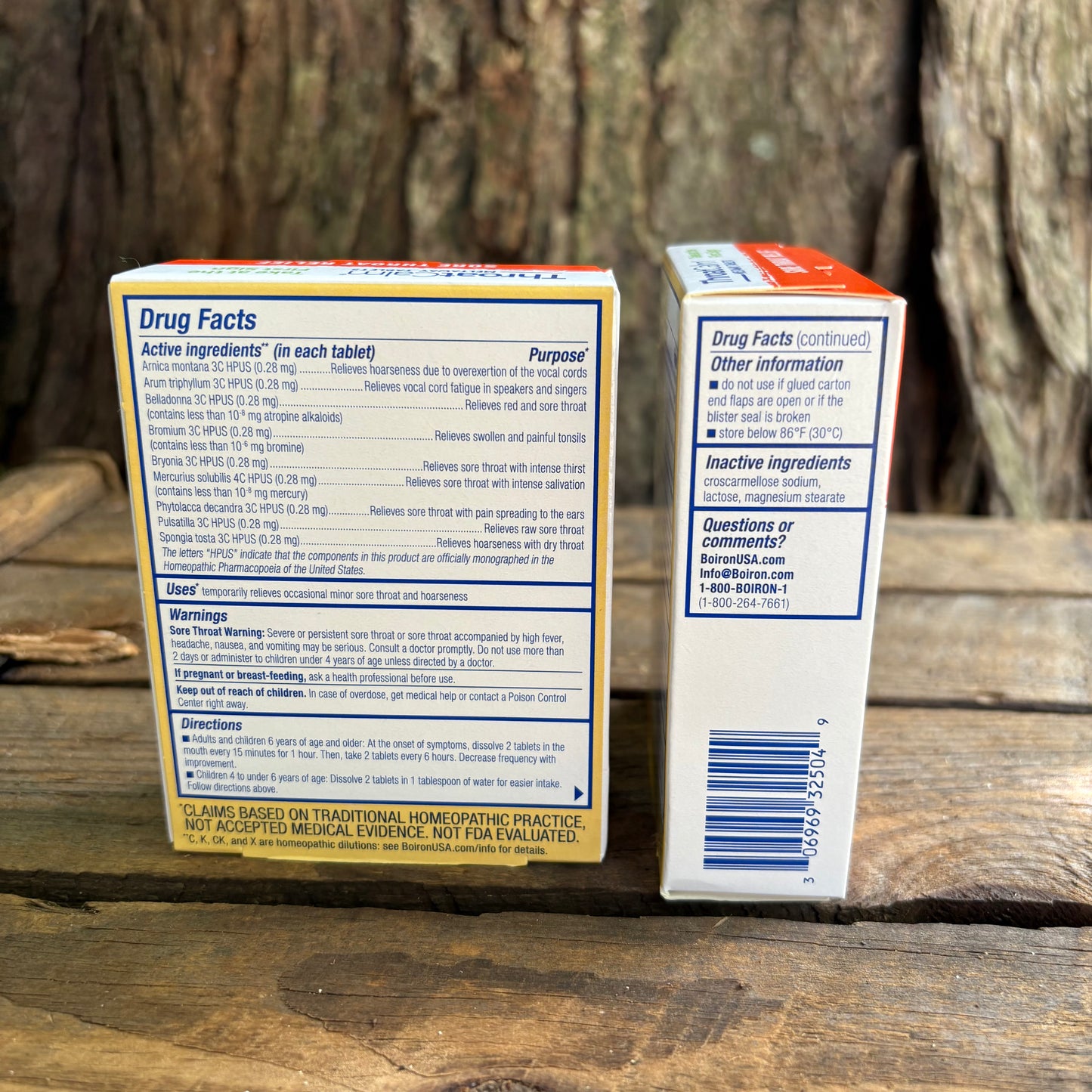 Throat Calm - 60 Meltaway Tabs by Boiron