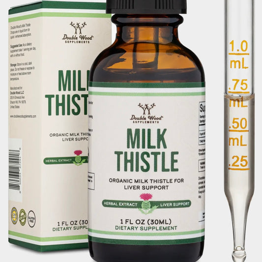 Milk Thistle - Organic for Liver Support - 1oz by Double Wood