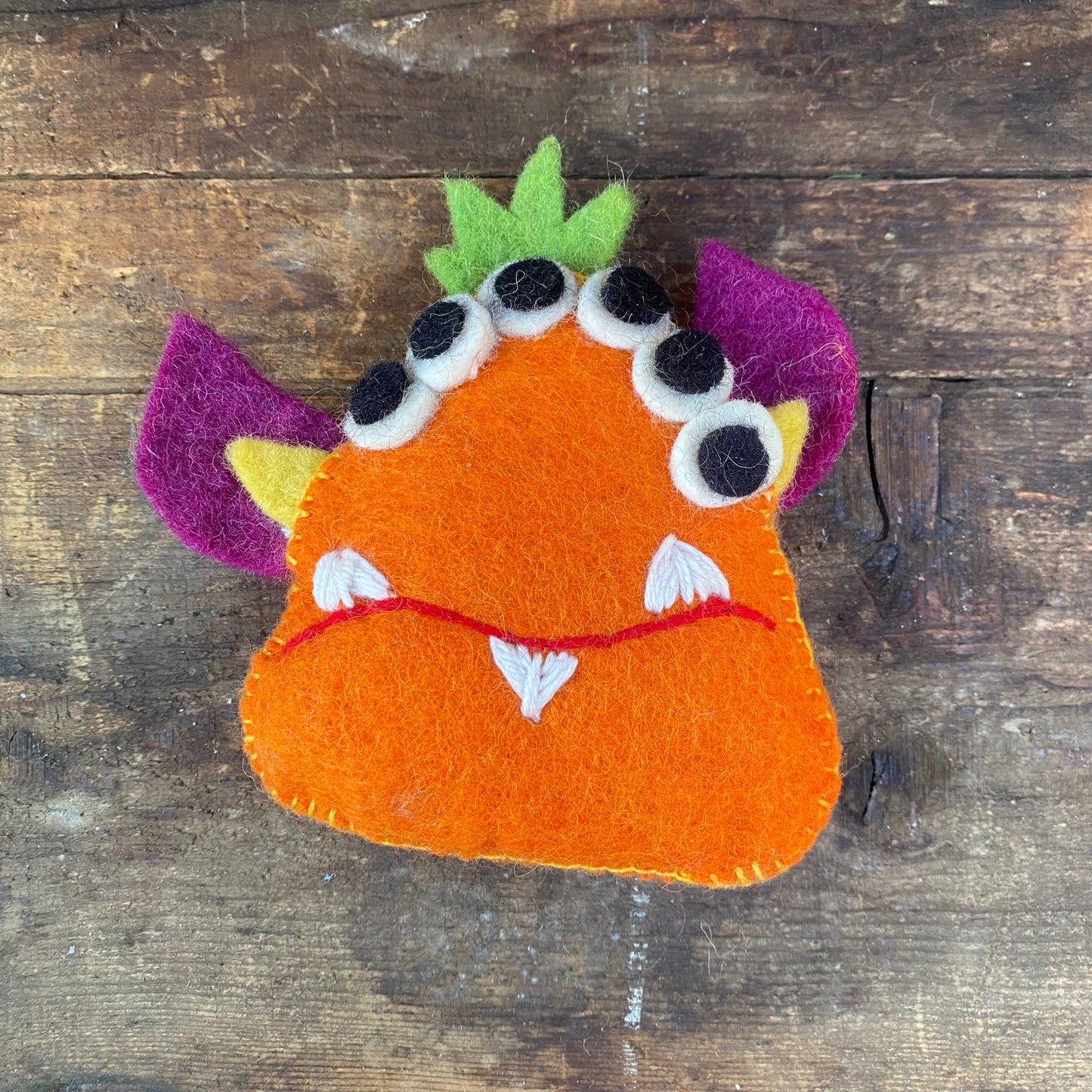 Wool Felted Monsters - Tooth Fairy Pillows - by Global Groove Life