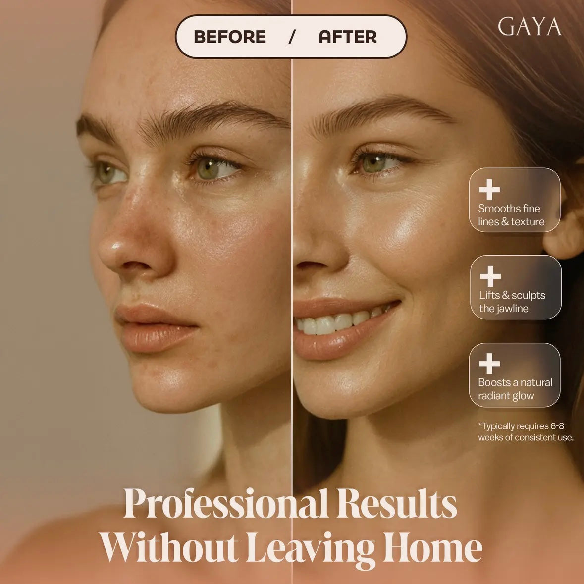 Red Light Therapy Beauty Wand - 7 in 1 - Lift, Glow & Smooth by Gaya