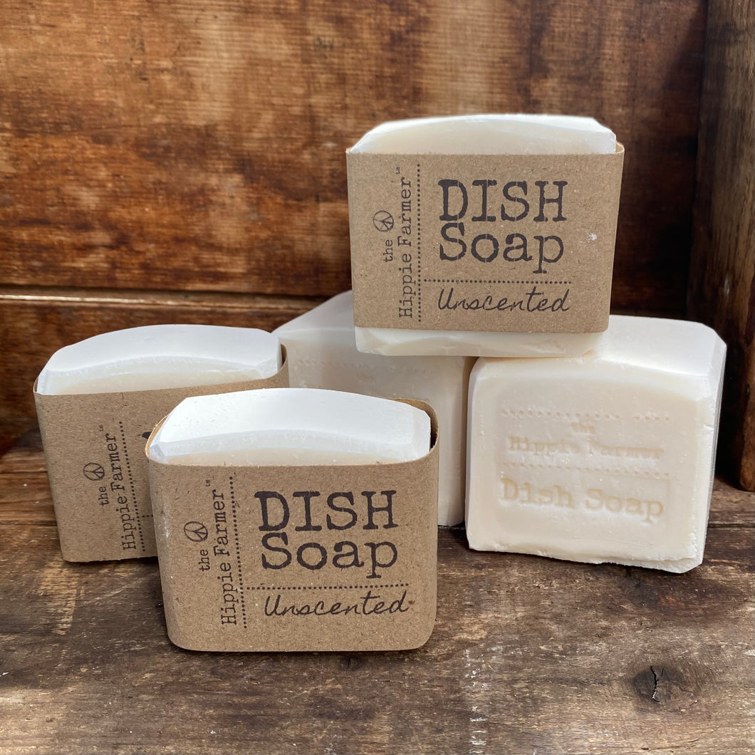 Unscented Dish Bar Soap - Sample or Full Block
