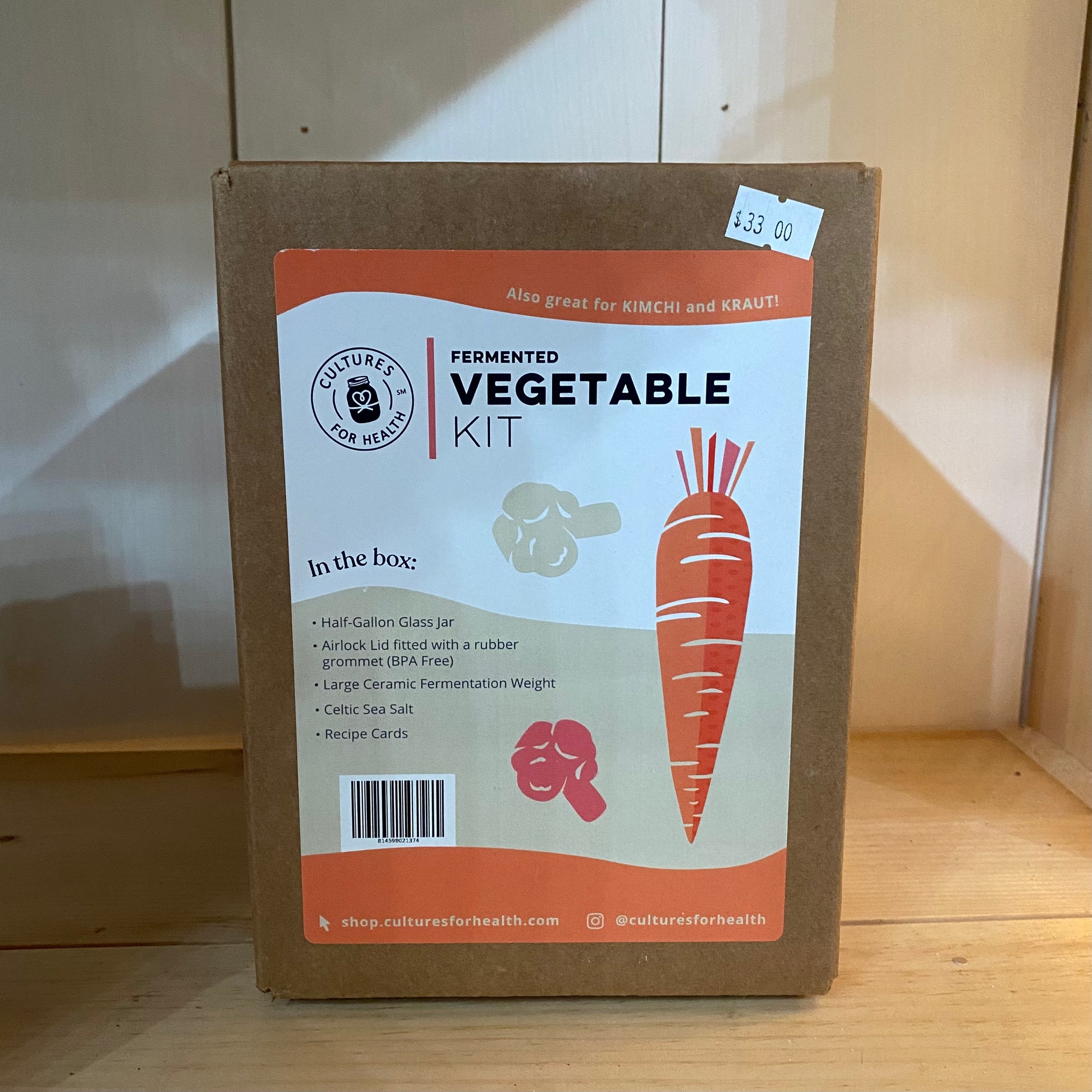 Fermented Vegetable Kit - by Cultures for Health - The Hippie Farmer