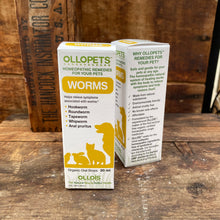 Load image into Gallery viewer, WORMS - Homeopathic Remedies for your Pets - by Ollopets