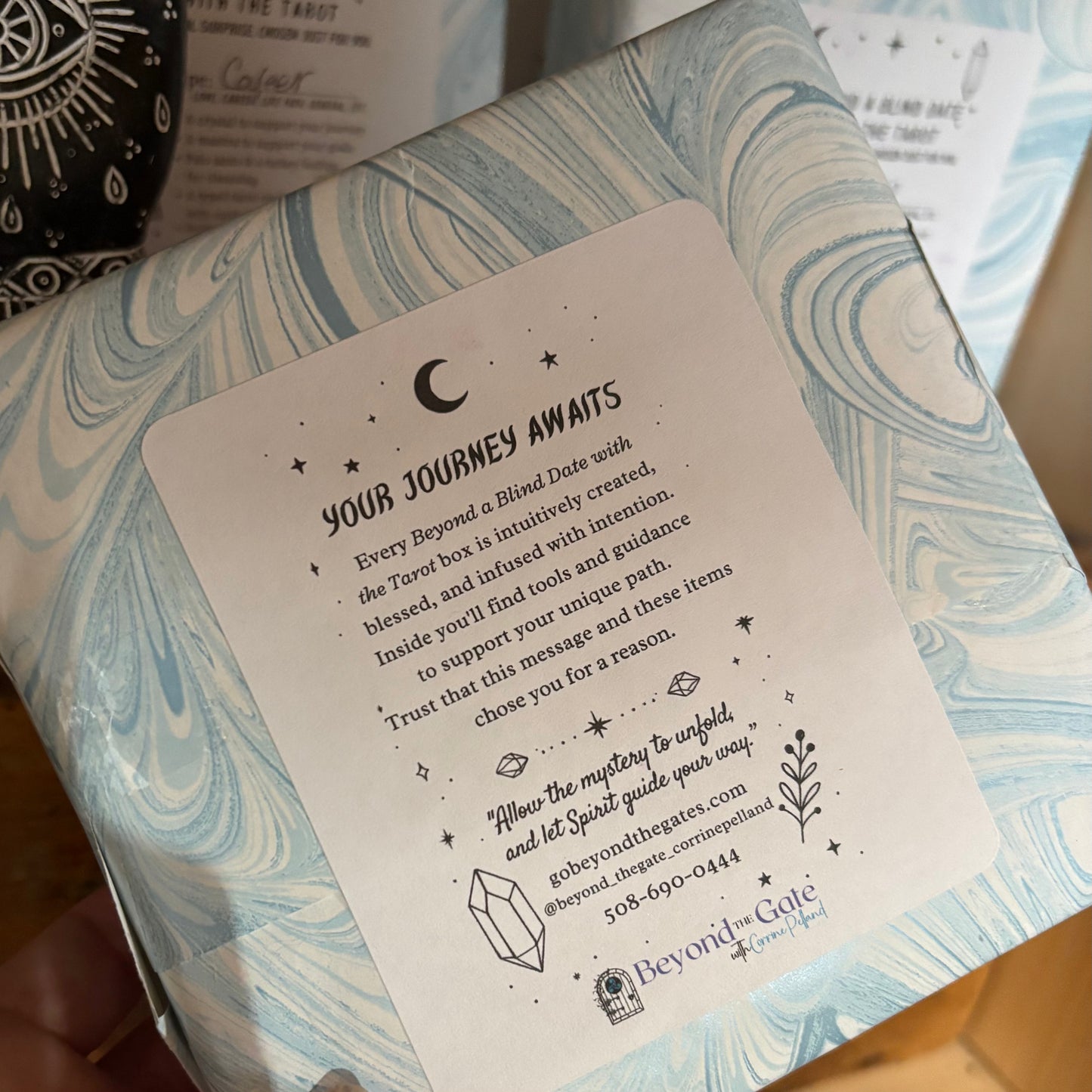 Beyond a Blind Date with the Tarot  Box - General, Love or Career - by Beyond the Gate with Corrine Pelland