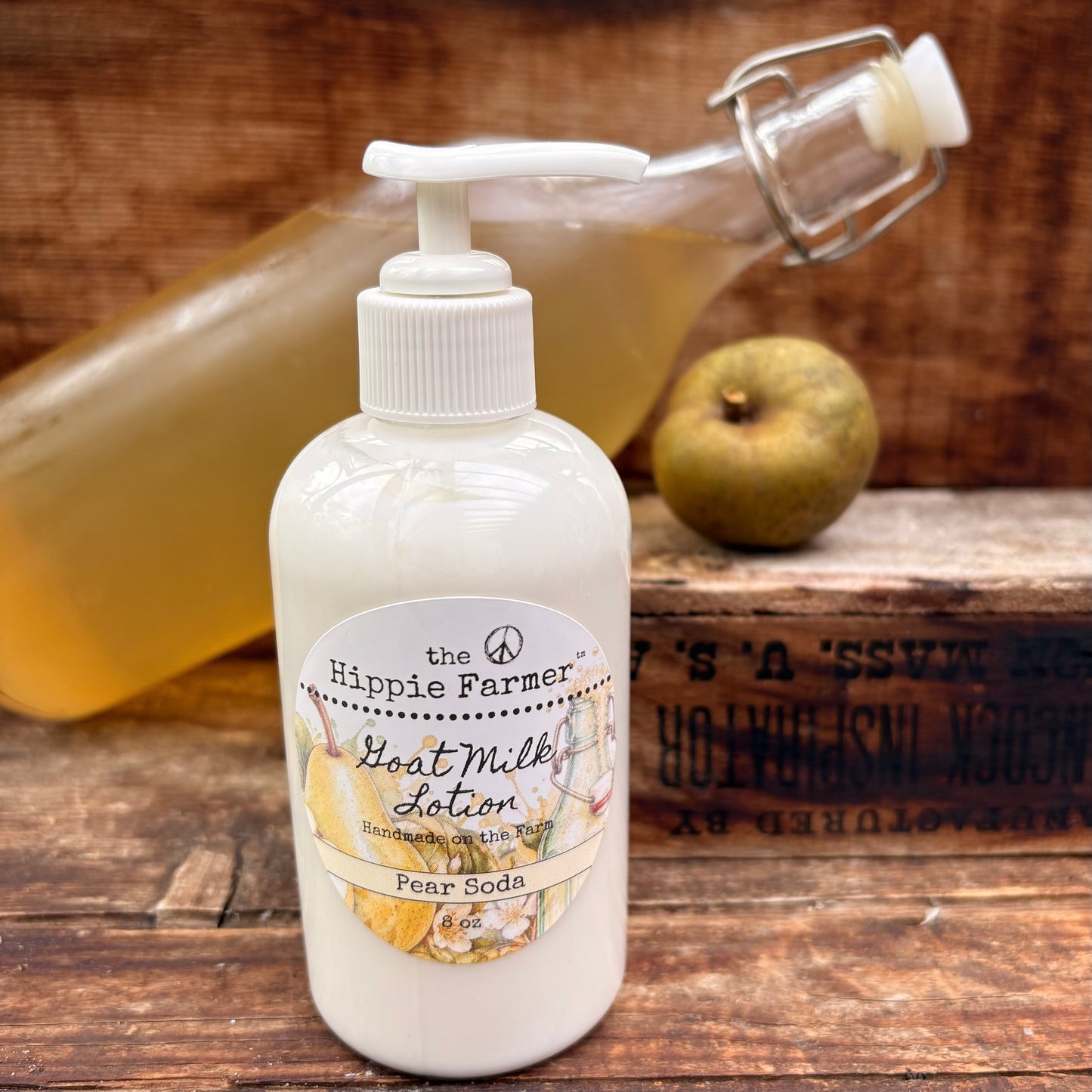 Pear Soda Goat Milk Lotion | The Hippie Farmer