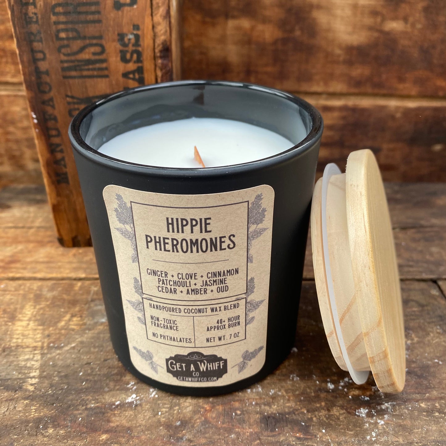 DON’T BE A SALTY BEACH - Hand-poured coconut wax blend (Non toxic) Candle - Net Wt 7 oz - by Get A Whiff Co.