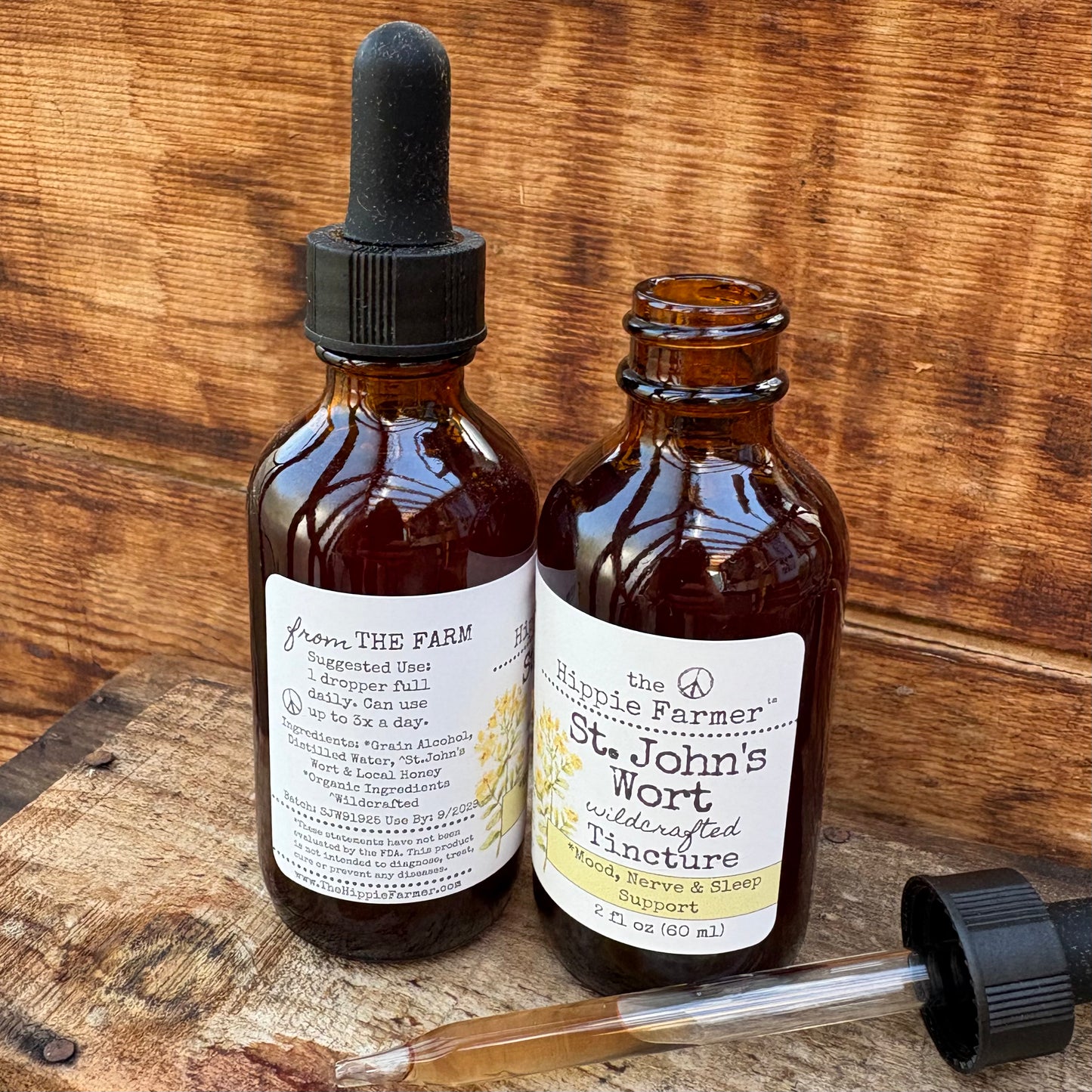 St. John’s Wort Wildcrafted Tincture - Alcohol - 2oz