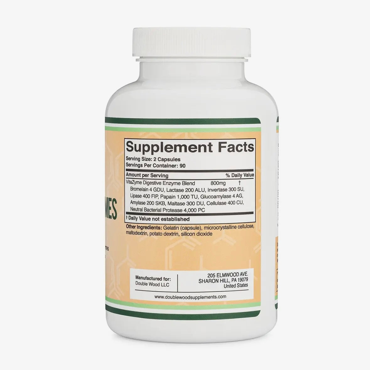 Digestive Enzymes - 180 capsules by Double Wood