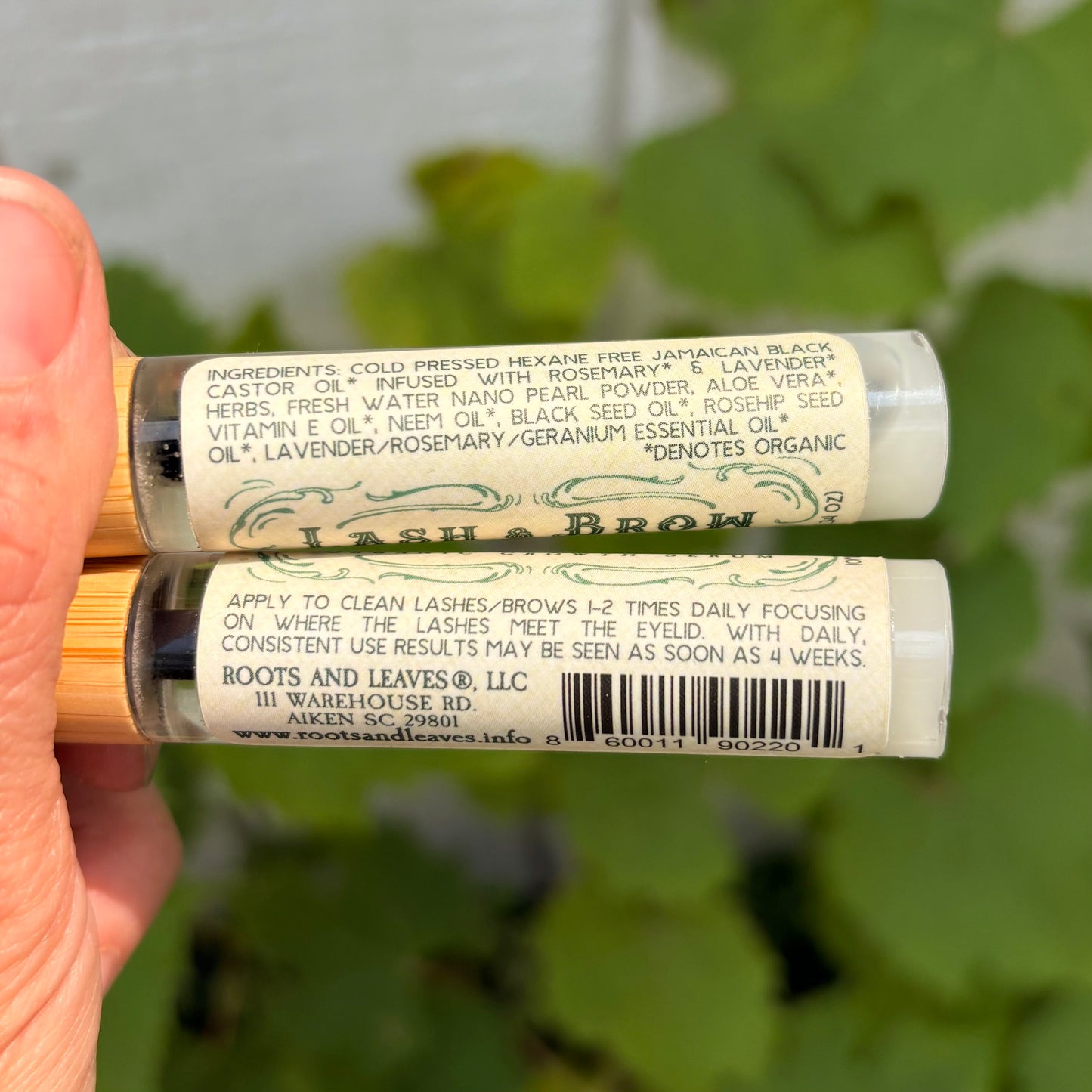 Lash & Brow - Organic growth serum - 10ml by Roots and Leaves
