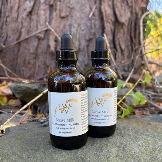 Native Milk Lactation Tincture - 4oz - by the Wilderness Maven