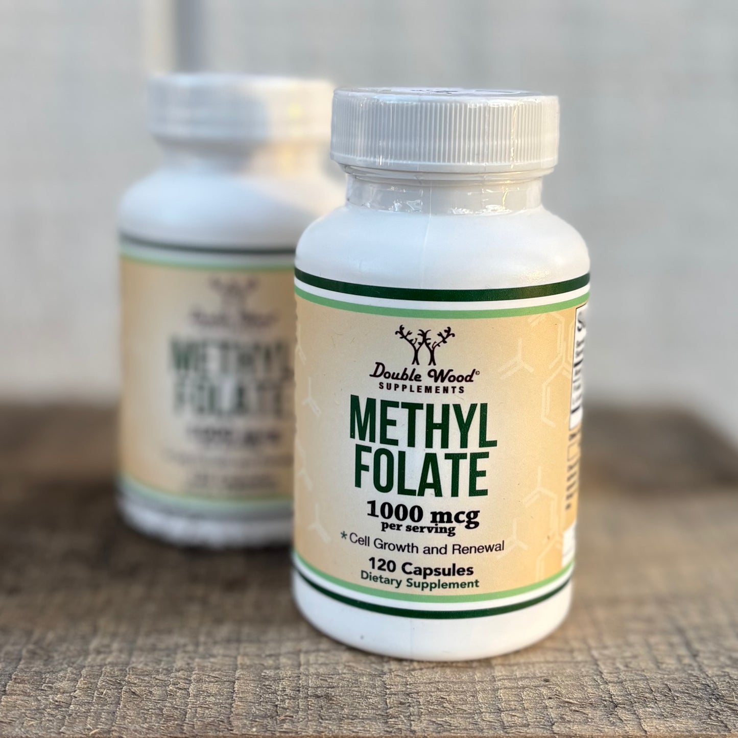Methyl Folate - Cell Growth & Renewal - 1000mcg by Double Wood Supplements