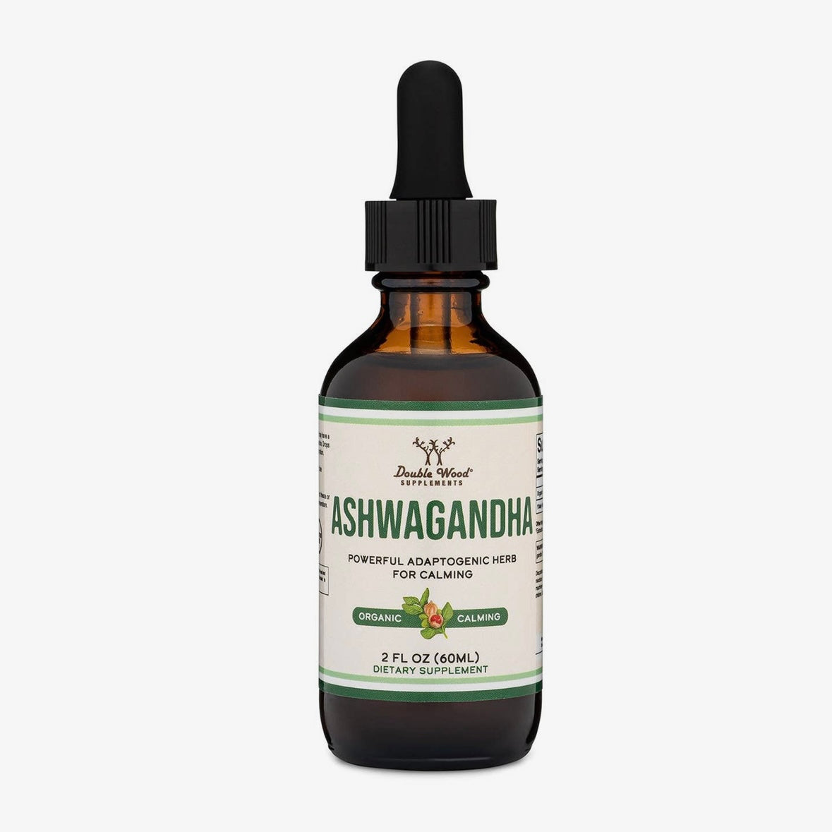 Ashwagandha - Adaptogenic for Calming - 2fl oz by Double Wood