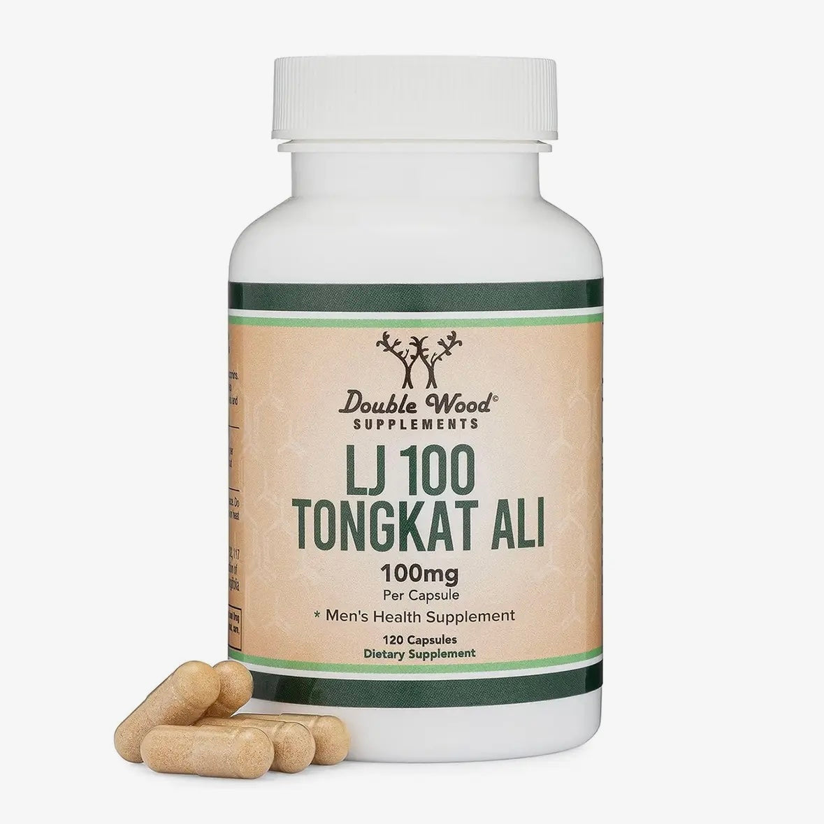 LJ100 Tongkat Ali 100mg - 120 capsules by Double Wood