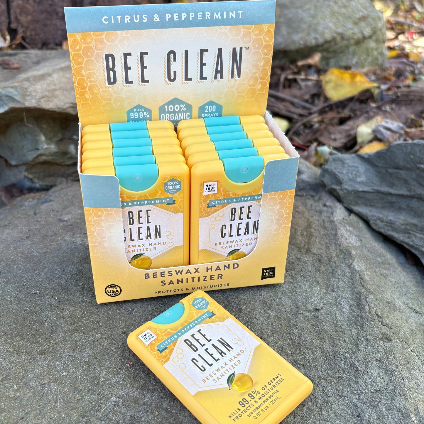 Beeswax Hand Sanitizer - 100% Organic - Lavender or Citrus Peppermint