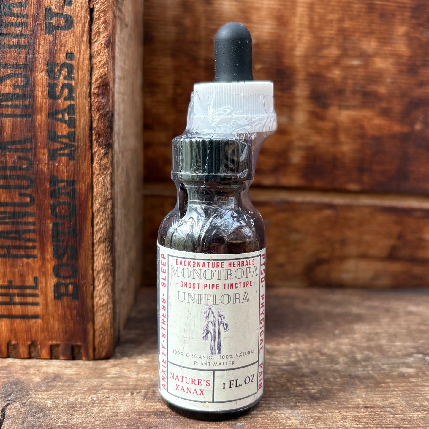 Ghost Pipe Tincture (Monotropa Uniflora) 1 fl oz by Back2Nature Herbals