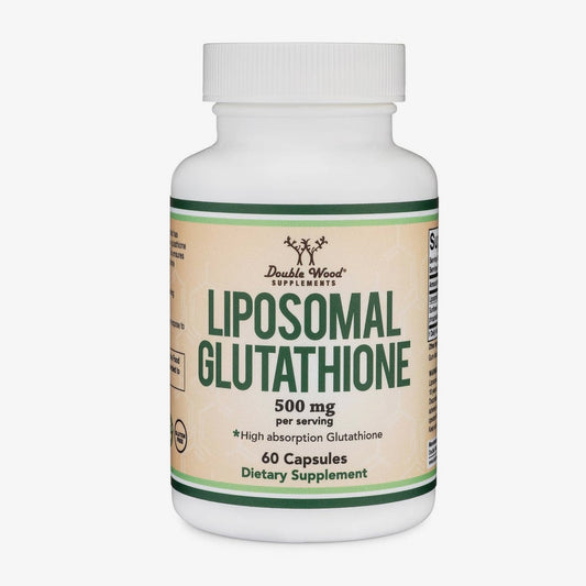 Liposomal Glutathione - High absorption - 500mg per serving - 60 capsules by Double Wood